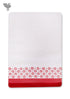 Handloom Cotton Bath Towel With Block Print Border